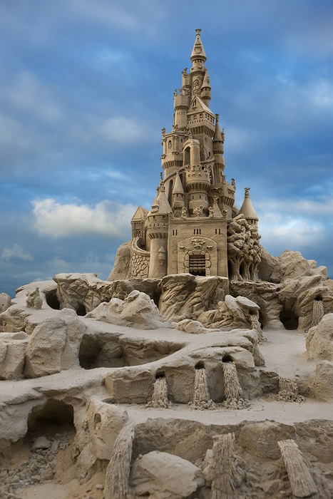Photo:  sand castle